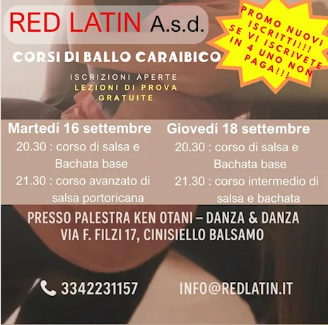 Salsa & Bachata Lezioni di Prova Gratuite