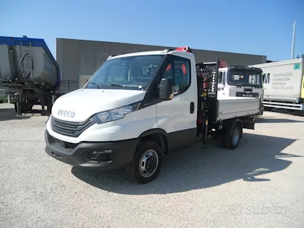 Iveco Daily 35C16 gru Palfinger PK3400 e cassone ribaltabile Euro 6 - Foto 3