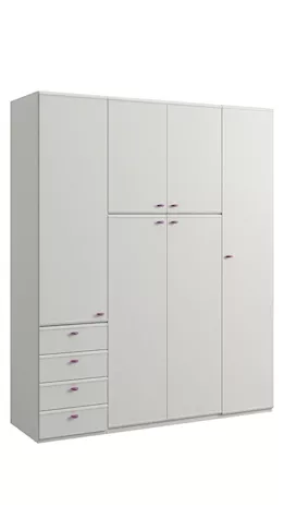 Armadio binaco largo 180 cm alto 193