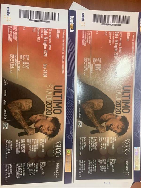 Concerto di Ultimo a Roma 17/07/2022