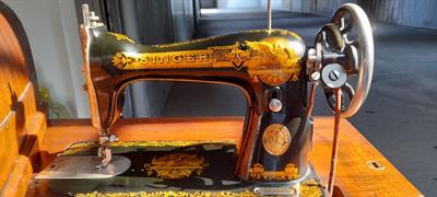 Singer macchina da cucire 1923, in legno - Foto 4