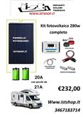 Kit Fotovoltaico Completo da 280W 21A