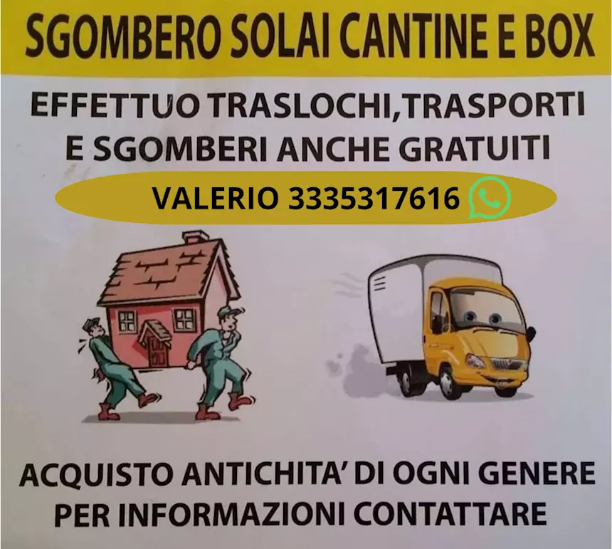 Servizio di sgombero locali