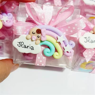 BOMBONIERe ARTIGIANALi create con fimo nascita o battesimo