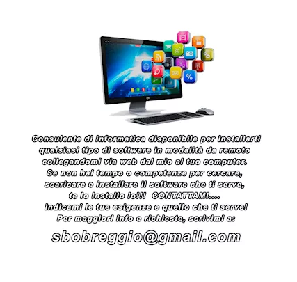 Consulente Informatico Installatore di Software e Programmi