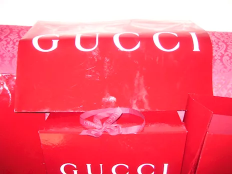Scatole Gucci linea Bordeaux 2 - Gift Box originali nuove, colore rosso - Anteprima 6