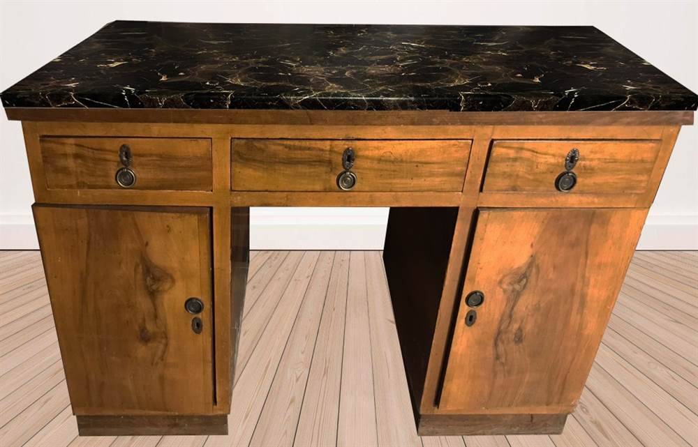 Scrivania anni 60/70, in legno