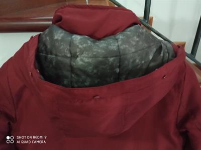 Giacca donna invernale tipo parka rossa, colore rosso, taglia s - Foto 4