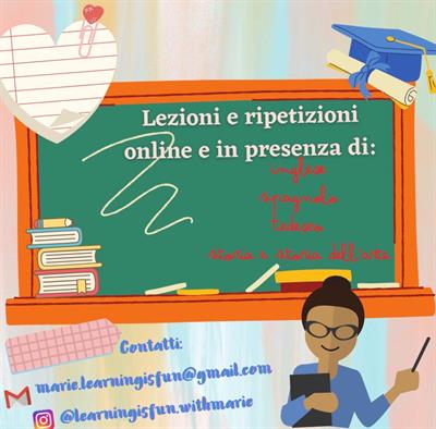 Lezioni e ripetizioni di inglese, spagnolo e tedesco