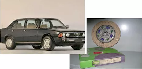 Alfa Romeo 6 turbo diesel - Disco frizione