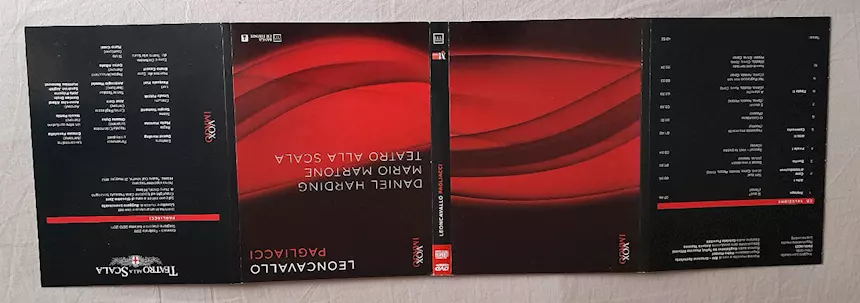 Foto 5DVD + CD Leoncavallo Pagliacci - Daniel Harding, Mario Marto, come nuovo