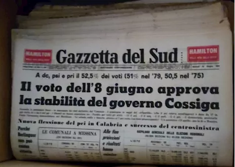 Importante collezione storica Gazzetta del Sud
