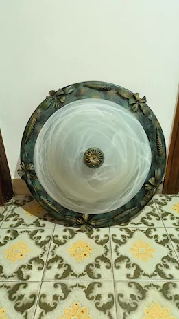 Plafoniere in ferro battuto