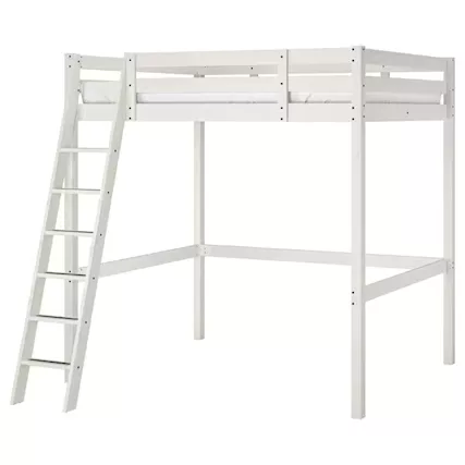 Letto soppalco Stora Ikea colore bianco, in legno - Anteprima 1