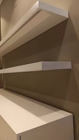 Mensole bianche con LED 22426
