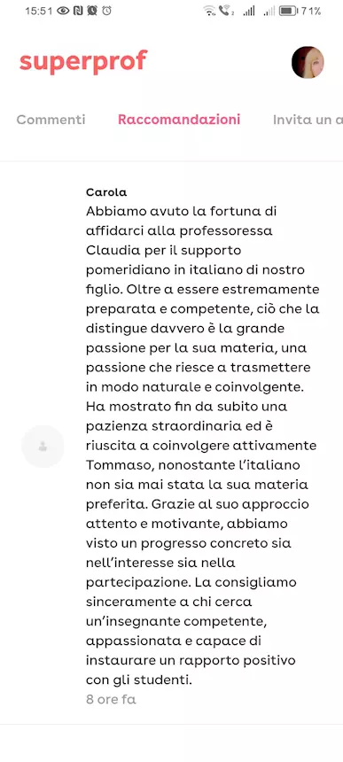 Ripetizioni latino italiano inglese umanistiche, Promo