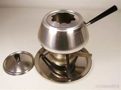 Set Fonduta Bourguignonne in acciaio inox