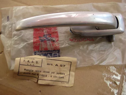 Maniglia destra senza chiave FIAT 500 D FIAT GIARDINIERA