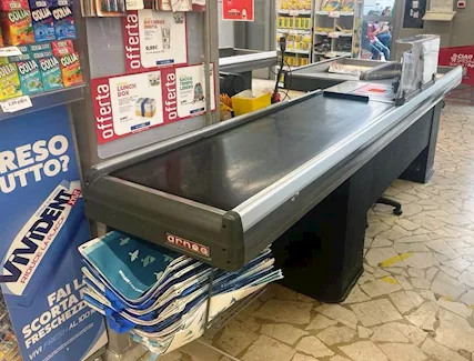 Banco Cassa Scivolo Arneg Grigio 3548, in buone condizioni - Foto 2