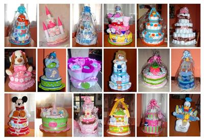 CORSO TORTA PANNOLINI BABY SHOWER LABORATORIO LIBELLLULA