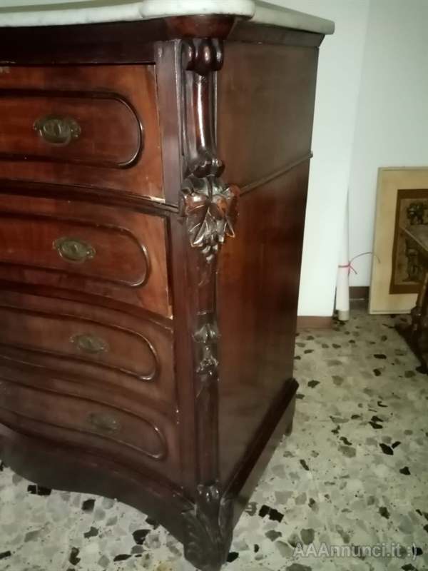 Cassettone Luigi Filippo in Mogano, ottimo stato - Foto 2