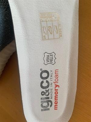 SCARPE SNEAKER DONNA SLIP-ON IGI CO elasticizzate glitter, color azzurro - Foto 4