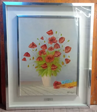 Dipinto premiato I PAPAVERI 1978