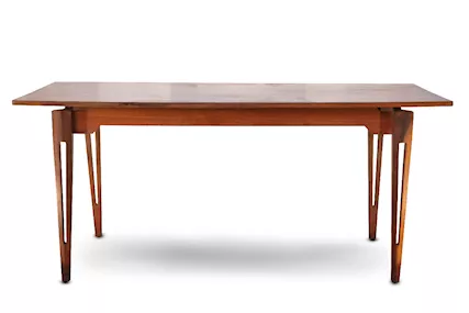 Tavolo in tek design anni 60 da modello Ico Parisi