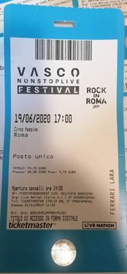 Vasco non stop live roma 2022