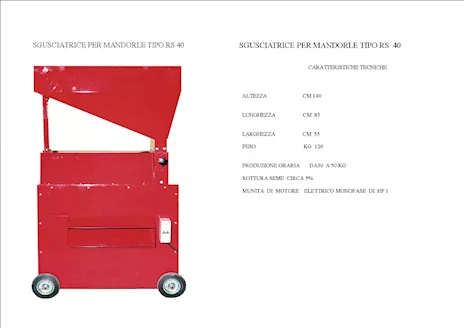 SGUSCIATRICE PER MANDORLE