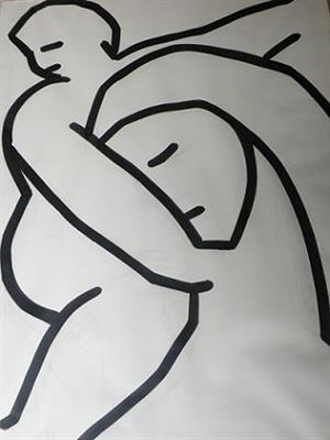 Pierluigi Rinaldi Quadro arte contemporanea - Maternità