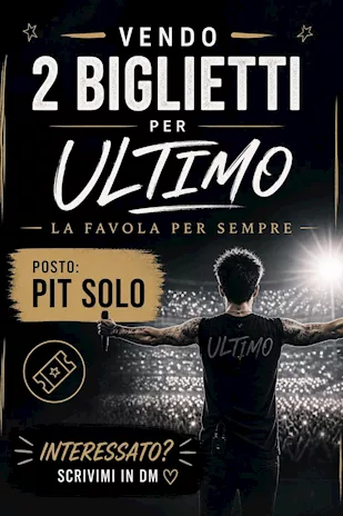 biglietti Ultimo