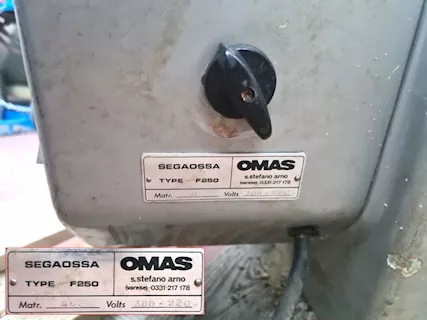 Segaossi per macelleria usata, marca OMAS mod - Foto 4