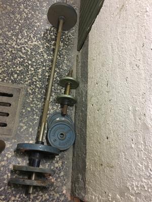 Bilancere, manubri, dischi american barbell