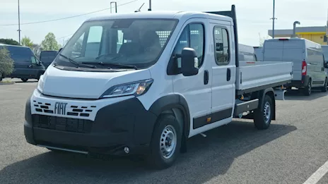 Fiat Ducato doppia cabina 7 posti cassone fisso 3338