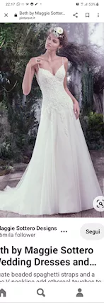 Abito da sposa, taglia 44 - Foto 3