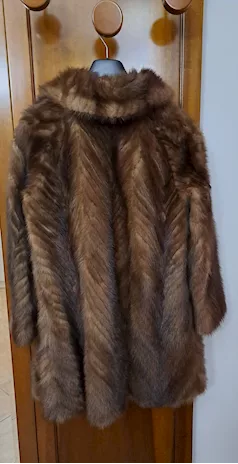 Pelliccia code visone, ottimo stato - Foto 2