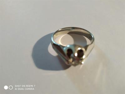Anello da uomo vintage con brillante