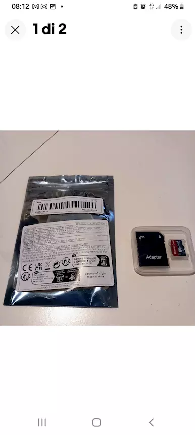 Carta micro SD ad alta velocità da 64 GB
