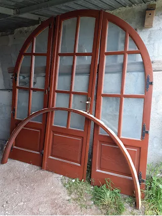 Porta centinata 3ante