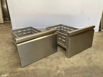 Cassetti Acciaio Frigo (completi di guide)