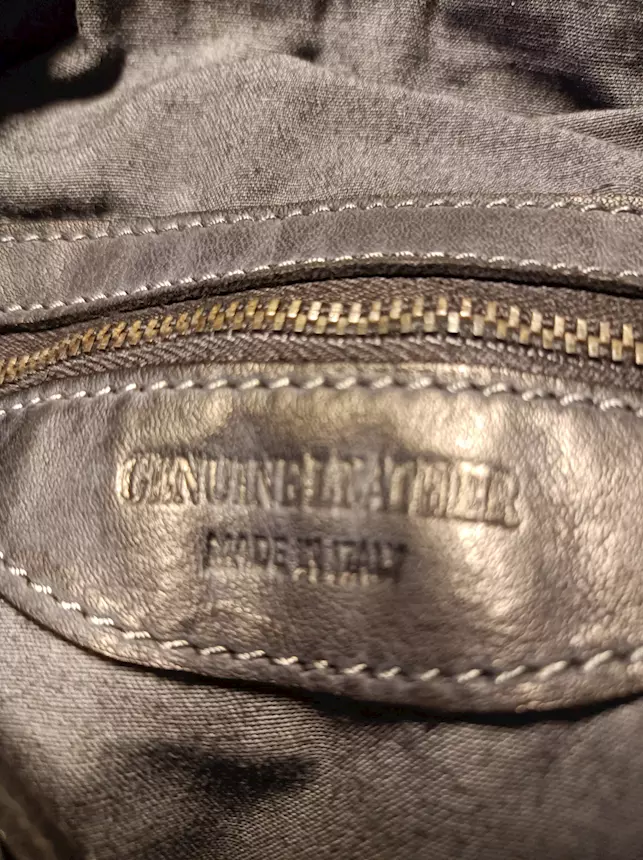 Borsa in vera pelle, mai usata