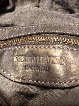 Borsa in vera pelle
