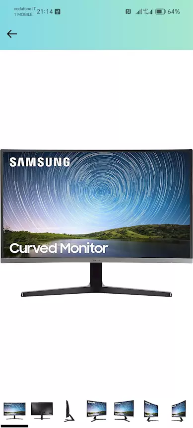 Foto 8Samsung Monitor Marca Monitor modello LC27R500FHRX, colore Nero