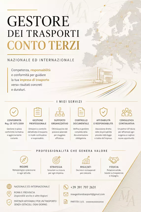Gestore trasporto conto terzi