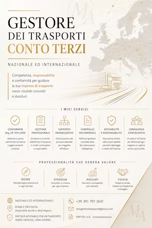 Gestore trasporto conto terzi