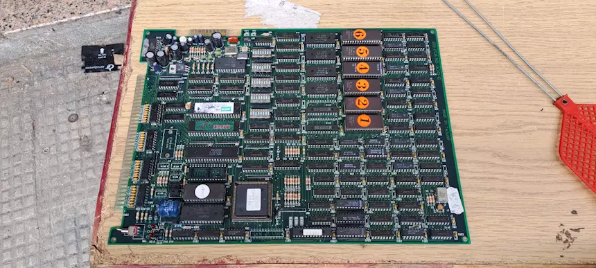 Scheda arcade vintage