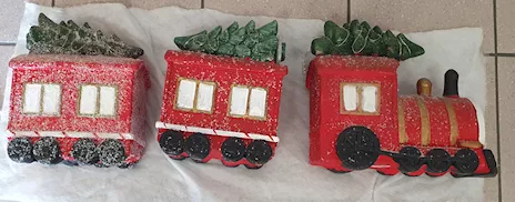 Trenino decorativo, in buone condizioni - Anteprima 3