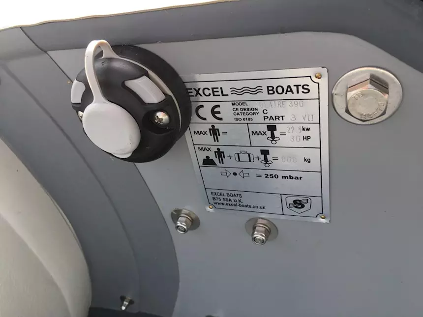 Gommone EXCEL 390 RD, come nuovo - Foto 6