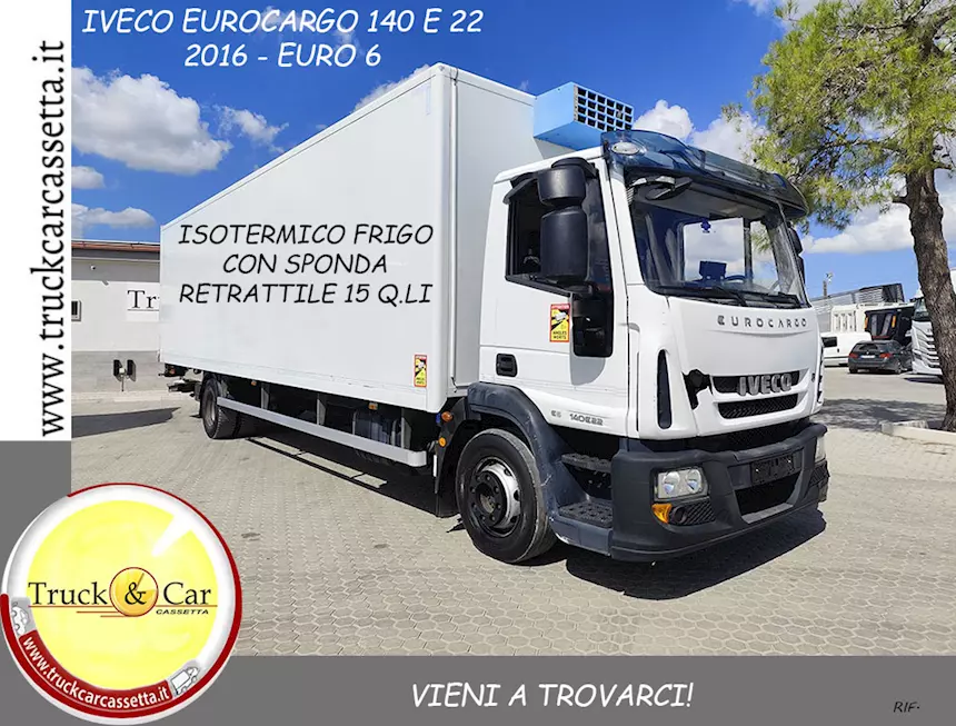 Iveco Eurocargo 140 e 22 - 2016 - Furgone Isotermico Km 300866